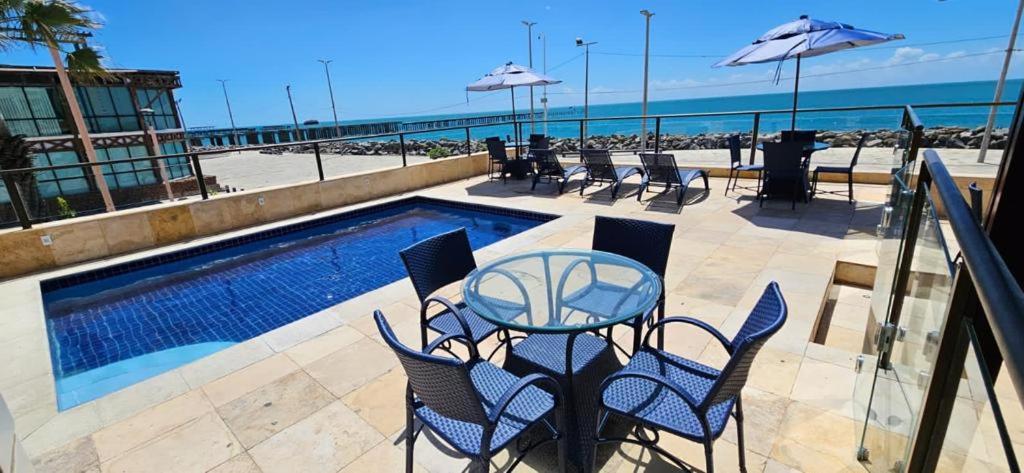 Flat Simples Na Praia De Iracema Форталеза Экстерьер фото
